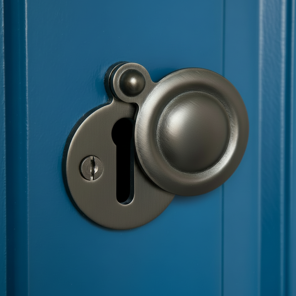 Matt Bronze Covered Escutcheon 33mm