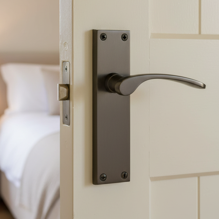 Sophia Matt Bronze Latch Door Handles