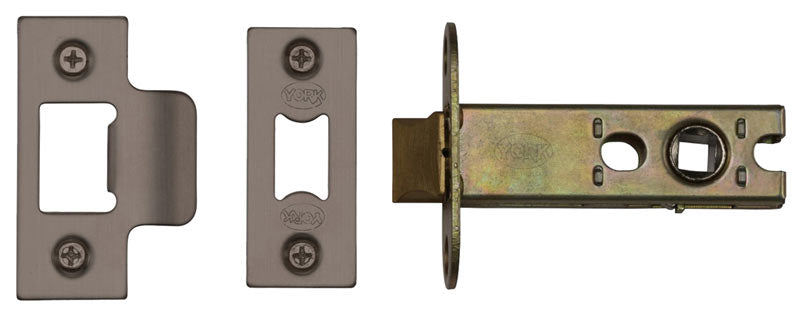 York Matt Bronze Heavy Duty Tubular Latch 3in
