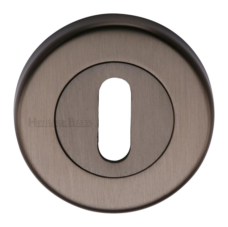 Matt Bronze Key Hole Escutcheon 53mm