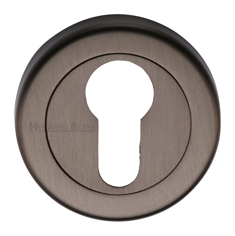 Matt Bronze EURO Profile Cylinder Escutcheon 53mm