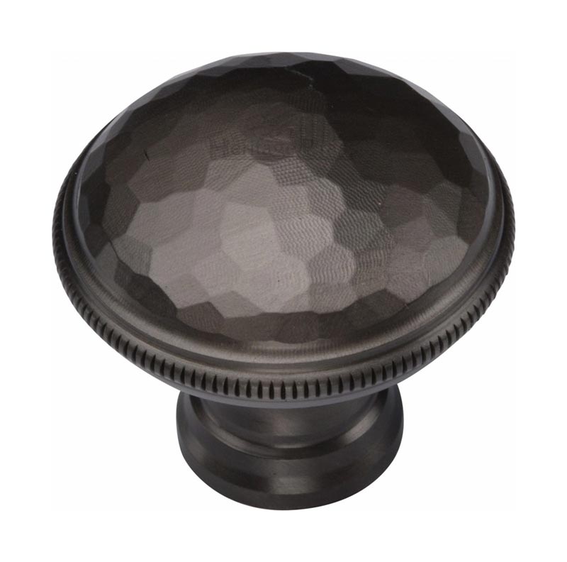 Matt Bronze Beaten Cabinet Knob 32mm