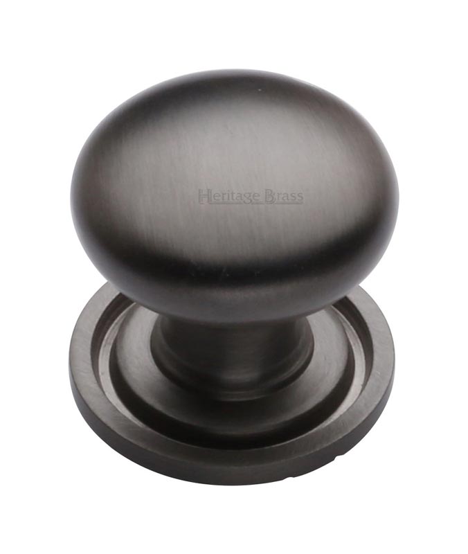 Matt Bronze Round Cupboard Knob