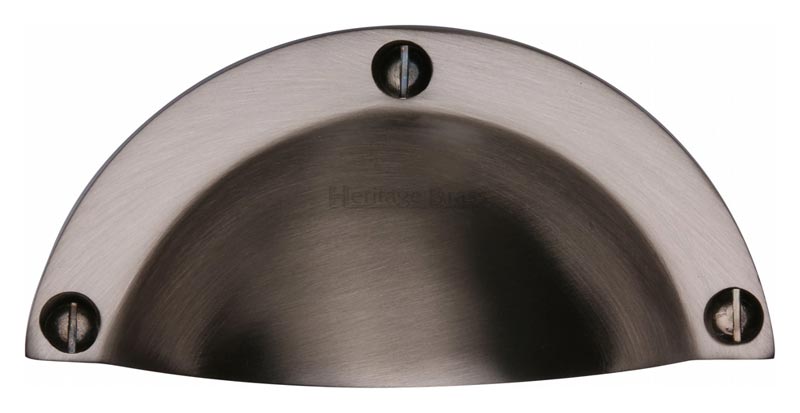 Matt Bronze Hooded Drawer Pull 97mm