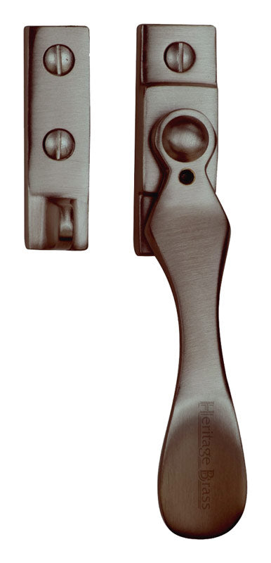 Matt Bronze Lockable Window Casement Fastener
