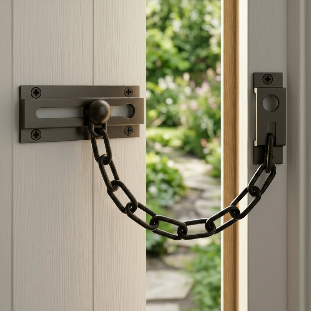 Heritage V1070 Matt Bronze Door Chain 90mm