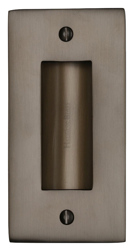 Matt Bronze Flush Pull 102mm (4in)