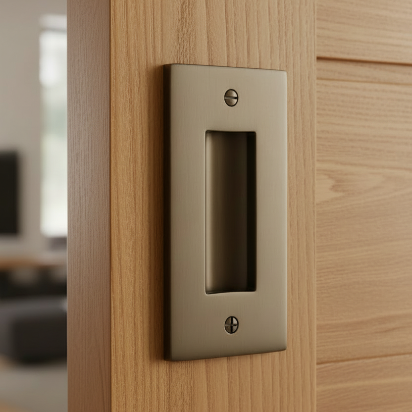 Matt Bronze Flush Pull 102mm (4in)