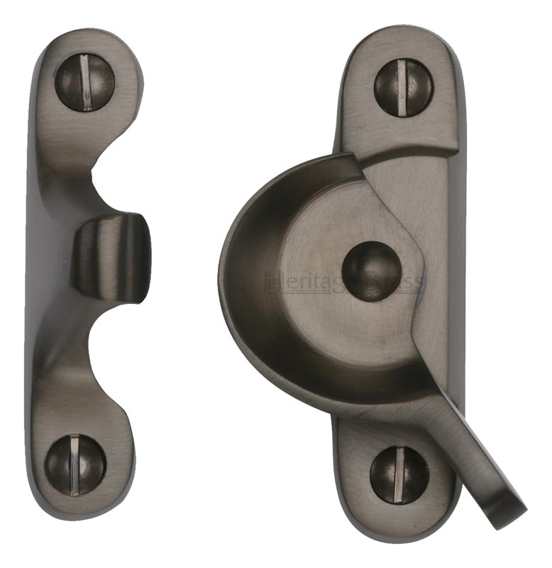 Matt Bronze Fitch Window Fastener 66x17mm