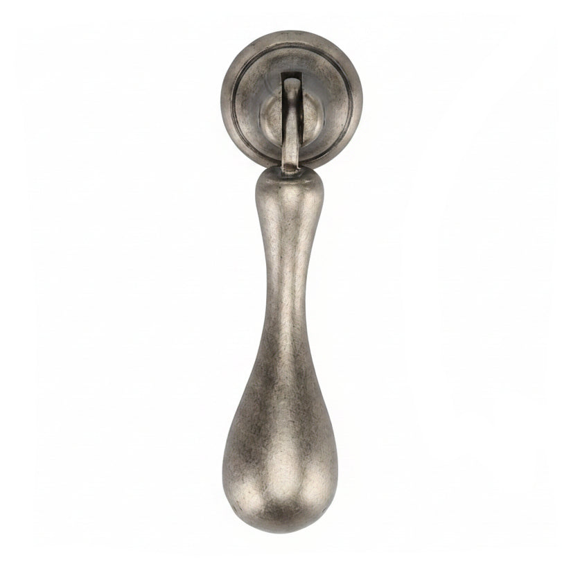 Distressed Pewter Classic Cabinet Drop Pull 63mm