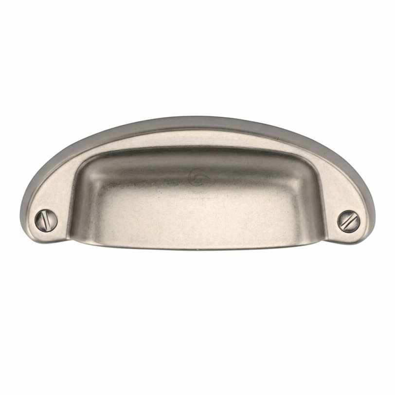 Distressed Pewter Classic Drawer Pull 97mm