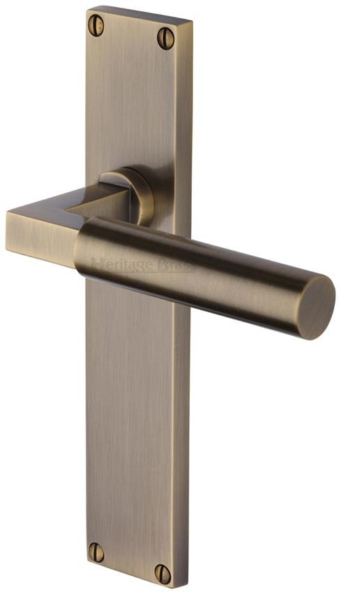 Heritage VT6310 Antique Brass Bauhaus Latch Handles
