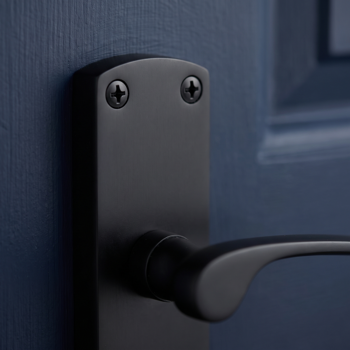 Heritage DIP7800 Matt Black Diplomat Lock Door Handles