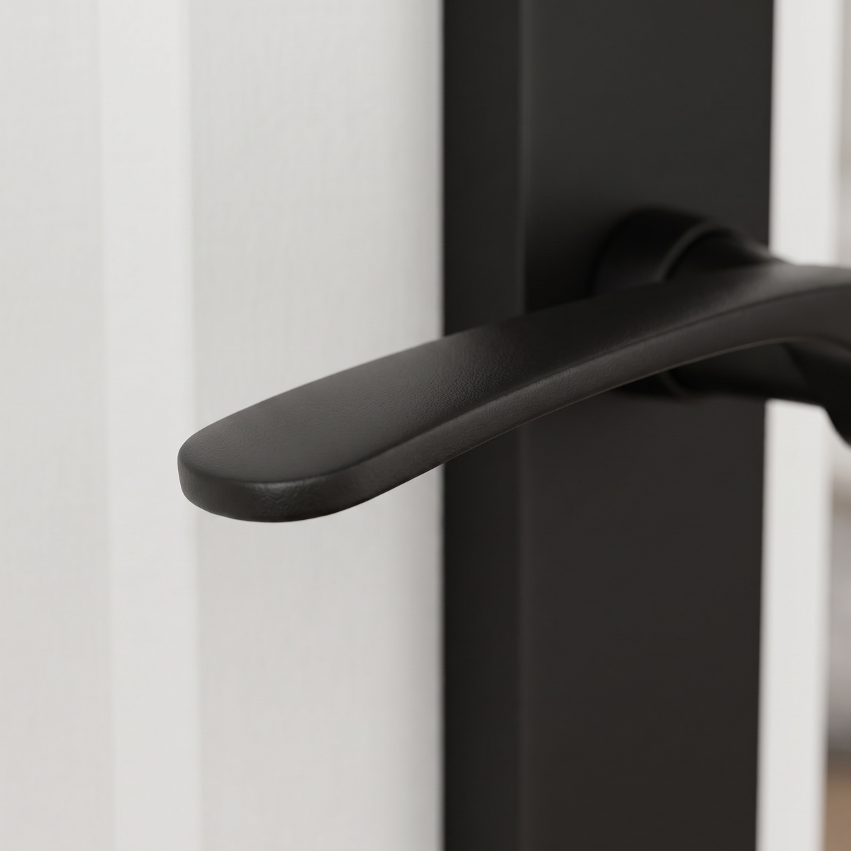 Heritage DIP7810 Matt Black Diplomat Latch Door Handles