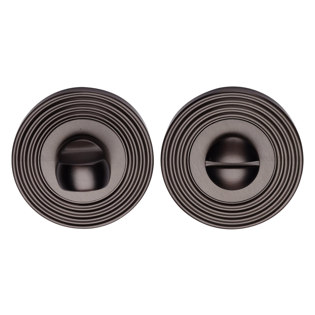 Matt Bronze Reeded Turn and Release 53mm RR4049-MB