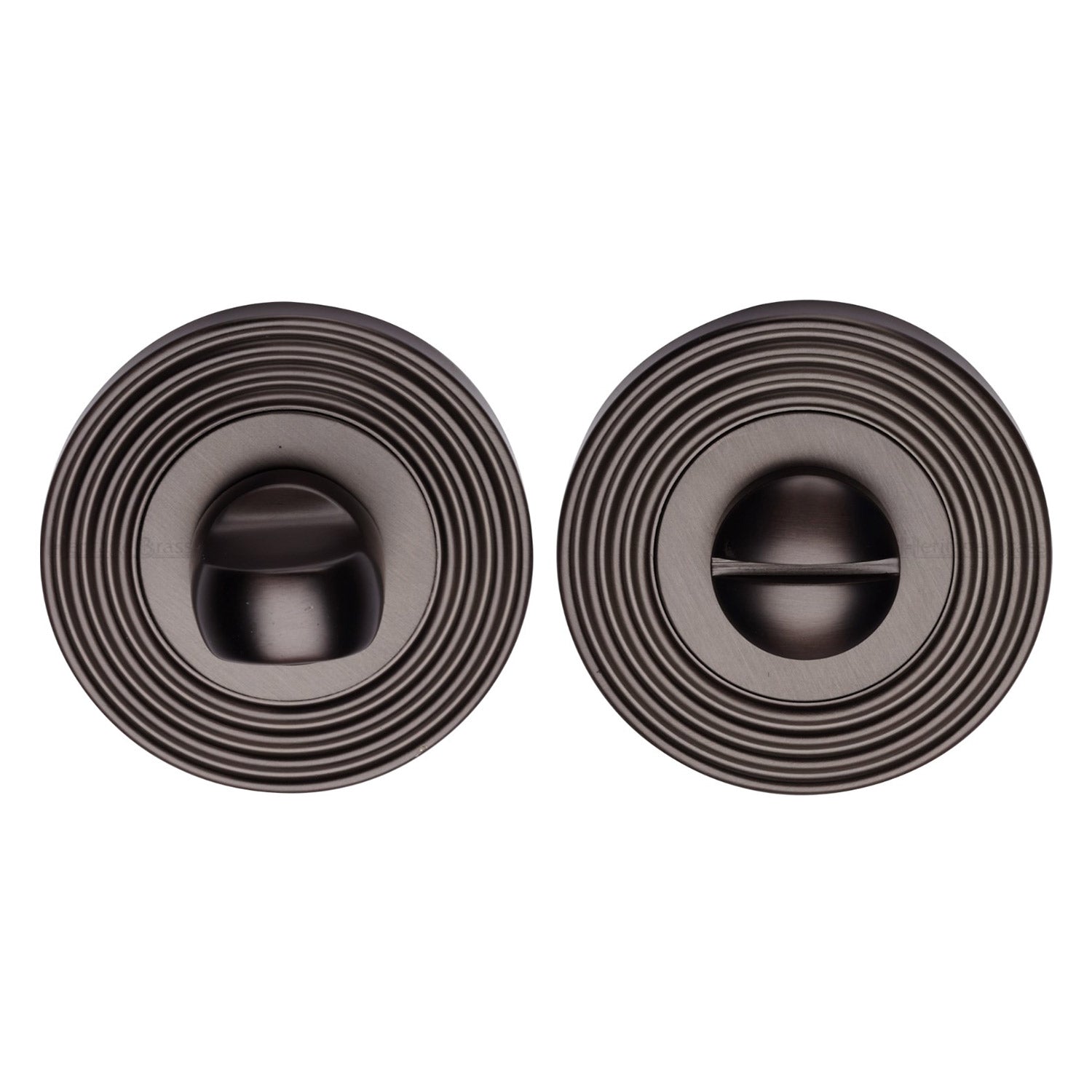 Matt Bronze Reeded Turn and Release 53mm RR4049-MB