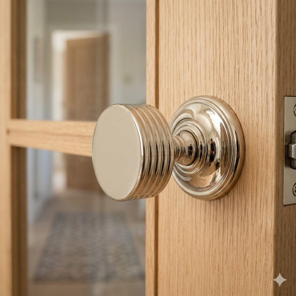 Oxford Polished Nickel Door Knob Set SB2124PN