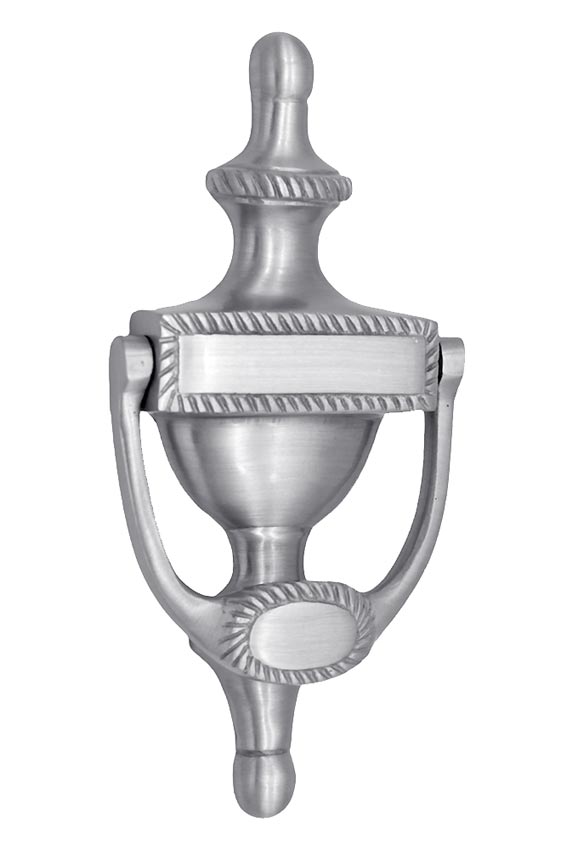 Georgian Urn Knocker Satin Chrome 165mm SB4105SC