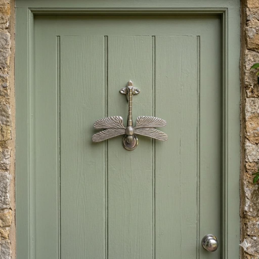 Dragonfly Door Knocker Polished Chrome 145mm SB4108PC