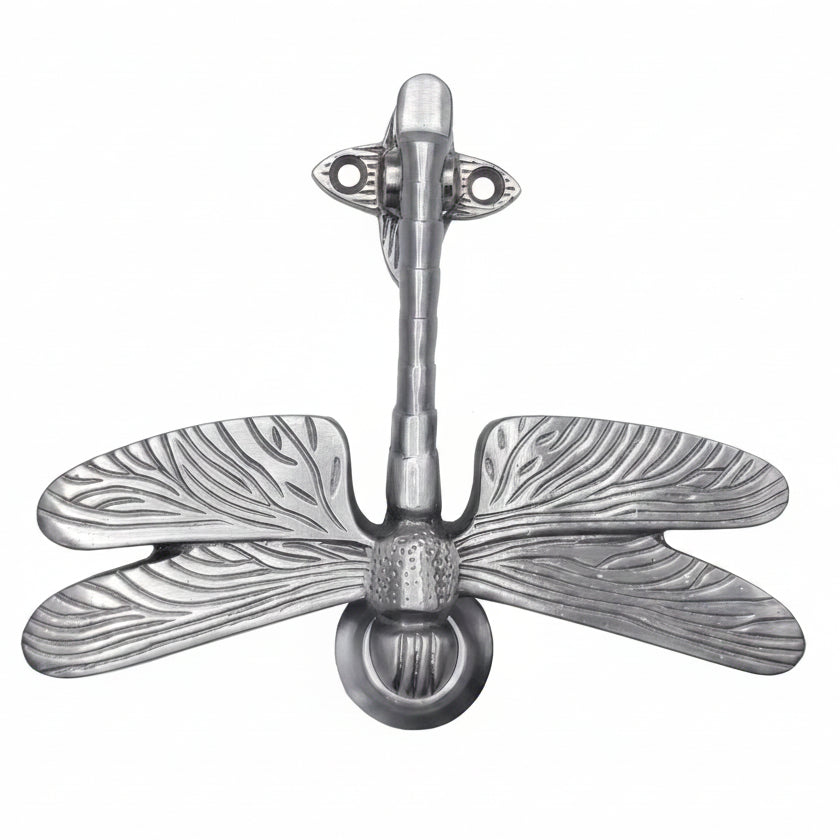 Dragonfly Door Knocker Satin Chrome 145mm SB4108SC