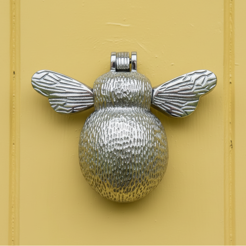 Polished Chrome Bumble Bee Door Knocker 95mm SB4111PC