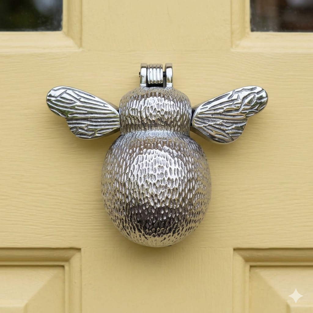 Polished Chrome Bumble Bee Door Knocker 95mm SB4111PC