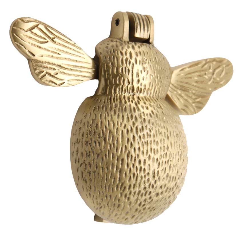 Satin Brass Bumble Bee Door Knocker 95mm SB4111SB