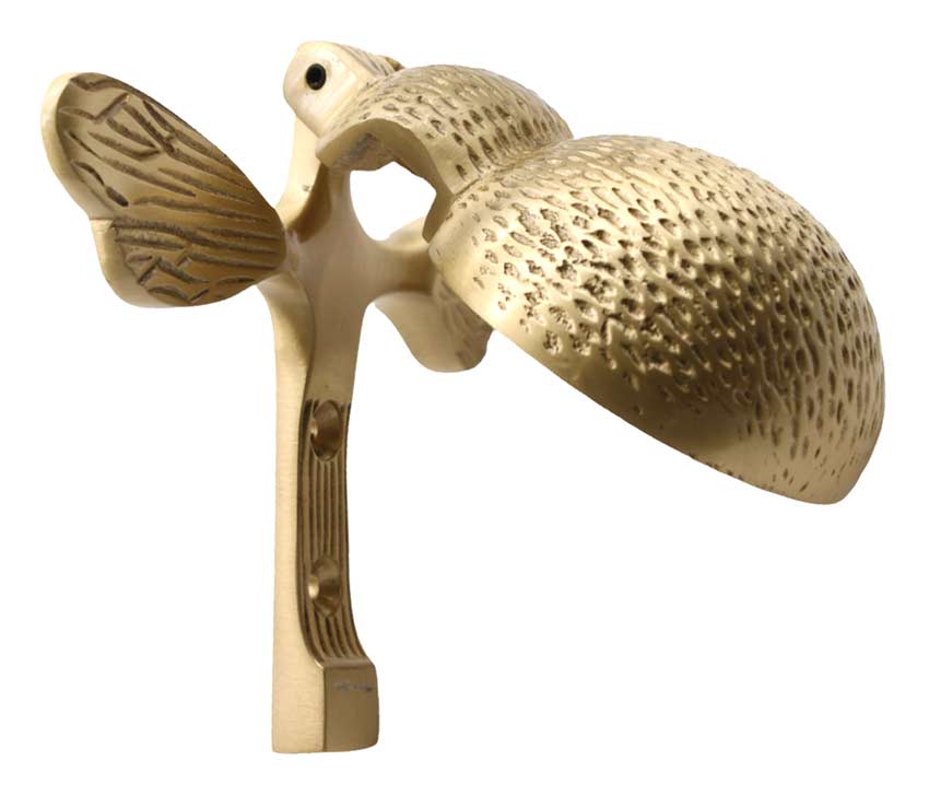 Satin Brass Bumble Bee Door Knocker 95mm SB4111SB