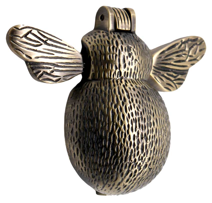 Antique Brass Bumble Bee Door Knocker 95mm SB4111ANT