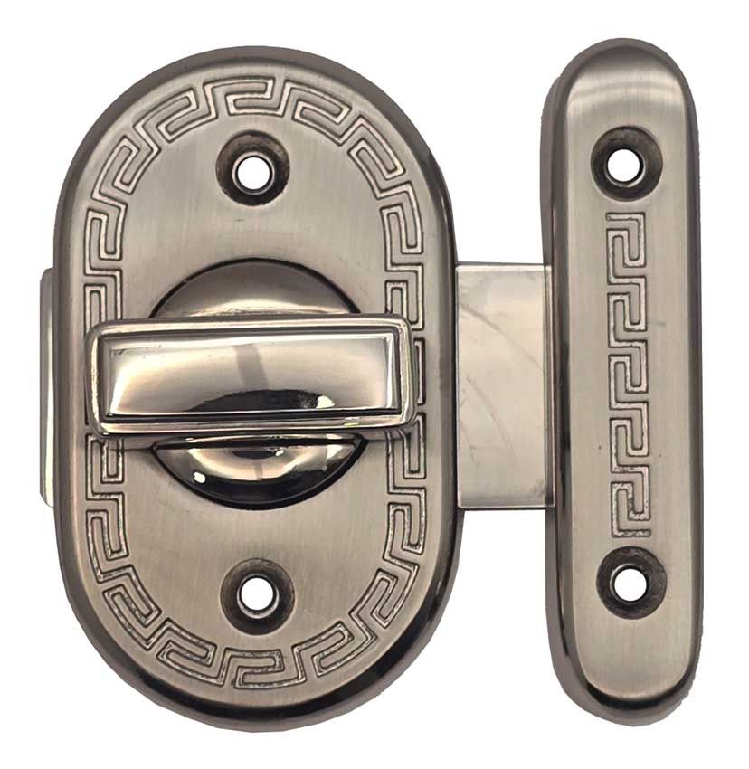 Delta Cupboard Catch Satin Nickel 75x45mm