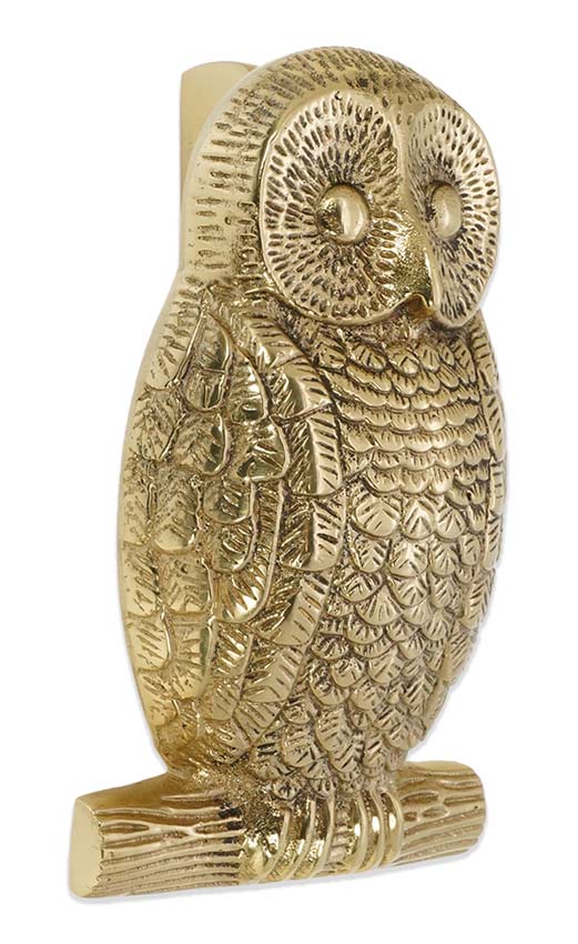 Polished Brass Owl Door Knocker SB4109PB