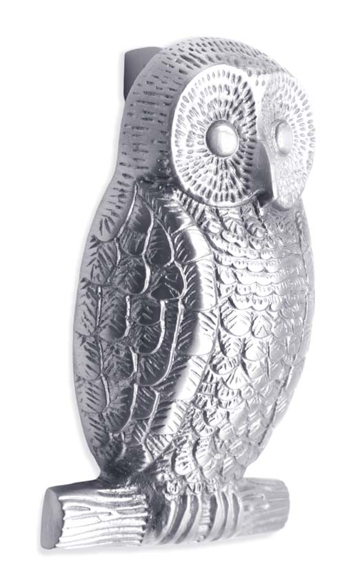Satin Chrome Owl Door Knocker SB4109SC