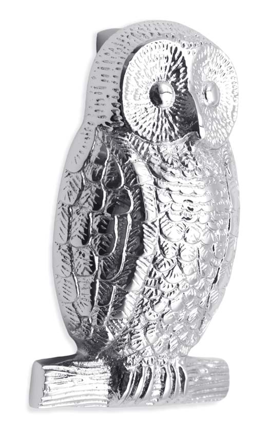 Polished Chrome Owl Door Knocker SB4109PC