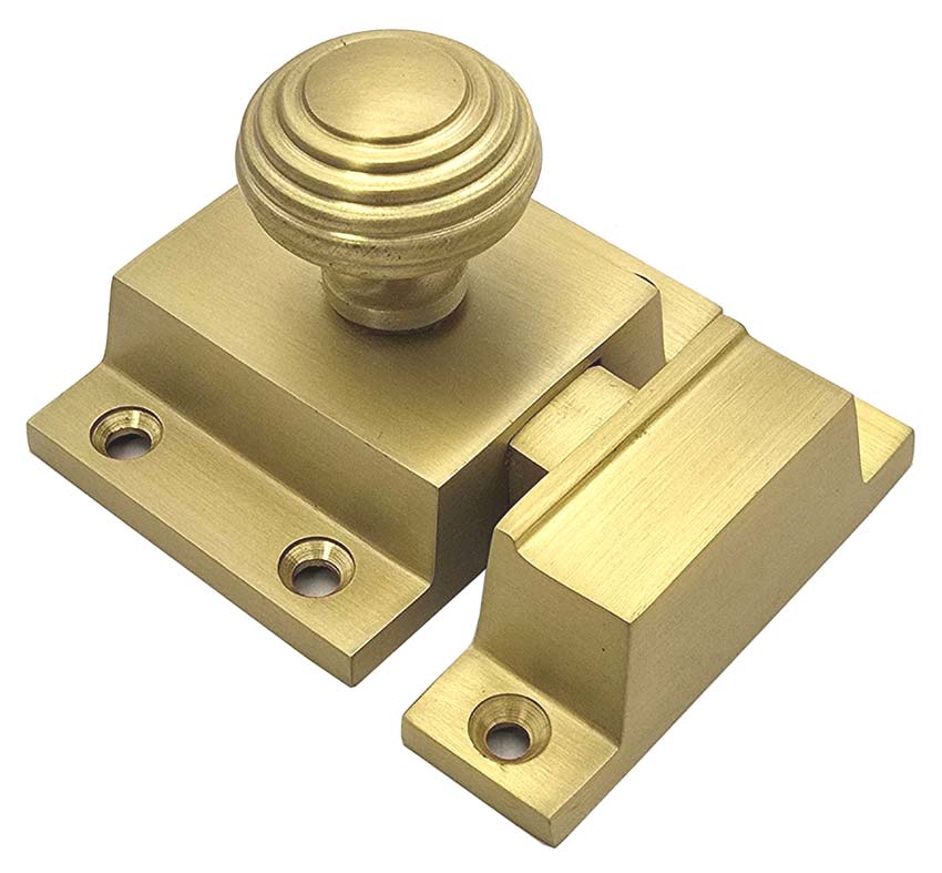 Satin Brass Beehive Cupboard Catch SB2352SB