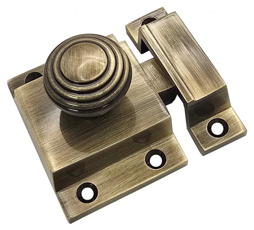 Antique Brass Beehive Cupboard Catch SB2352ANT