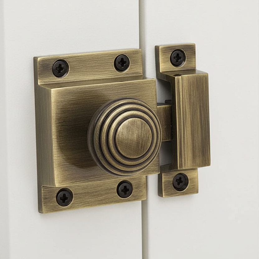 Antique Brass Beehive Cupboard Catch SB2352ANT