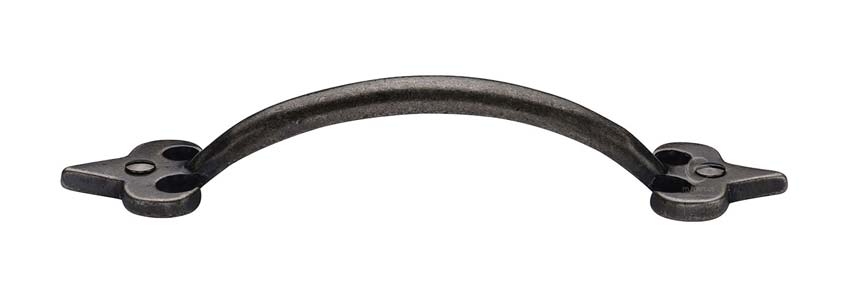 Rustic Pewter Fleur de Lys Cabinet Pull Handle