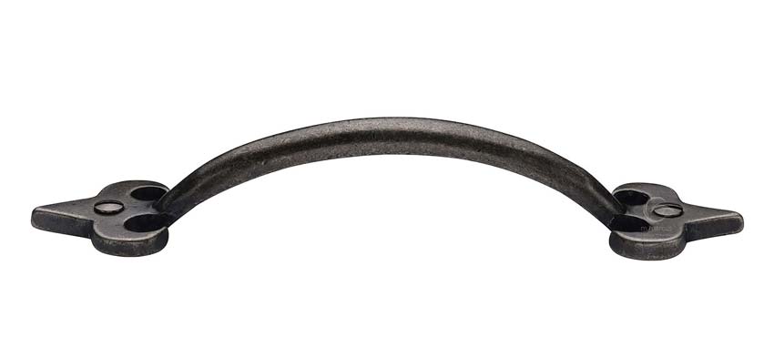 Rustic Pewter Fleur de Lys Cabinet Pull Handle