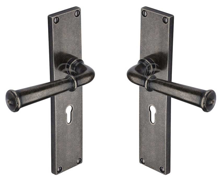 Rustic Pewter Ashfield Door Handles