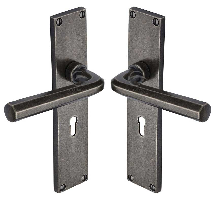 Rustic Pewter Octave Door Handles