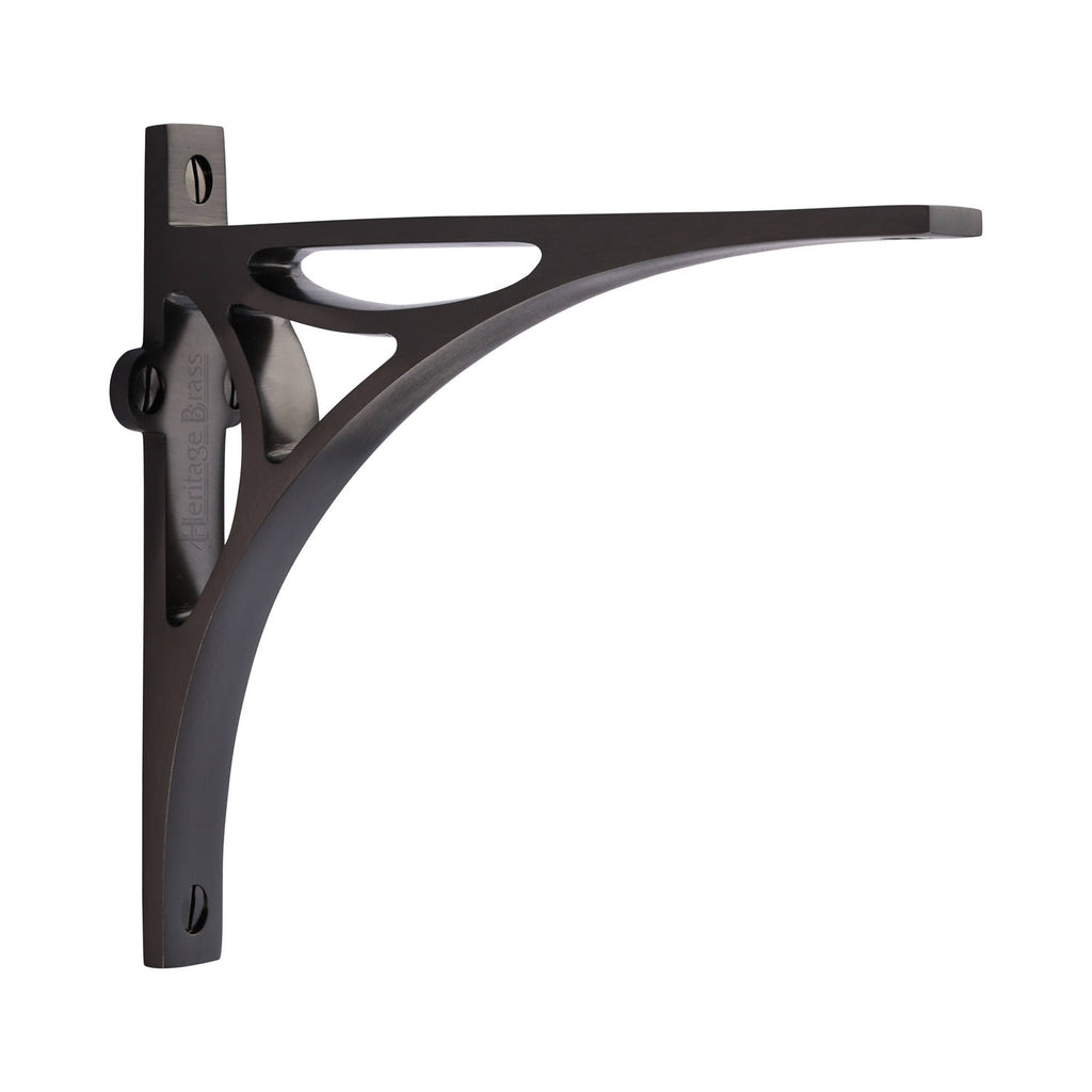Matt Bronze Bridge Heavy Shelf Brackets 6x5in
