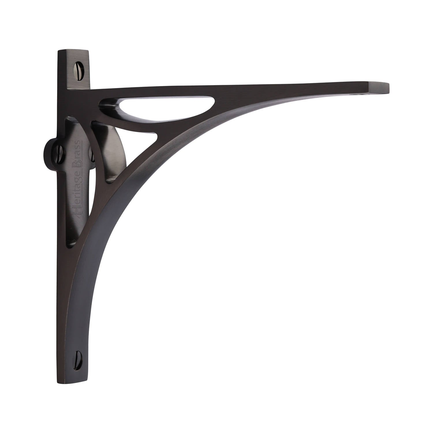 Matt Bronze Bridge Heavy Shelf Brackets 6x5in