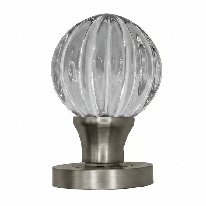 Glass Pumpkin Mortice Door Knobs