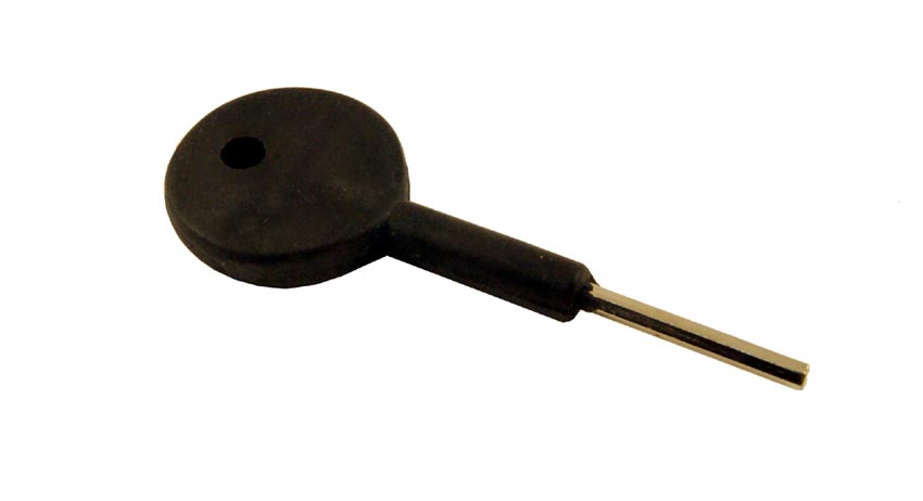 Satin Chrome Cranked Locking Bolt 152x36mm