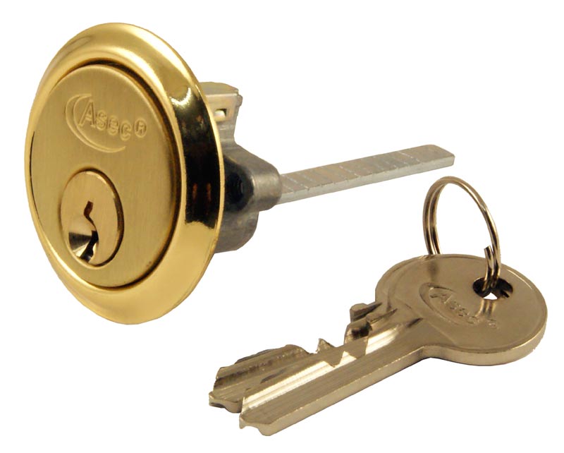 Asec Non Deadlocking Nightlatch Standard or Narrow Grey