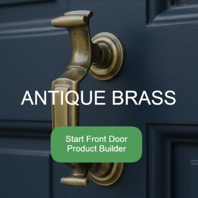 Antique Brass Front Door Furniture Set Builder