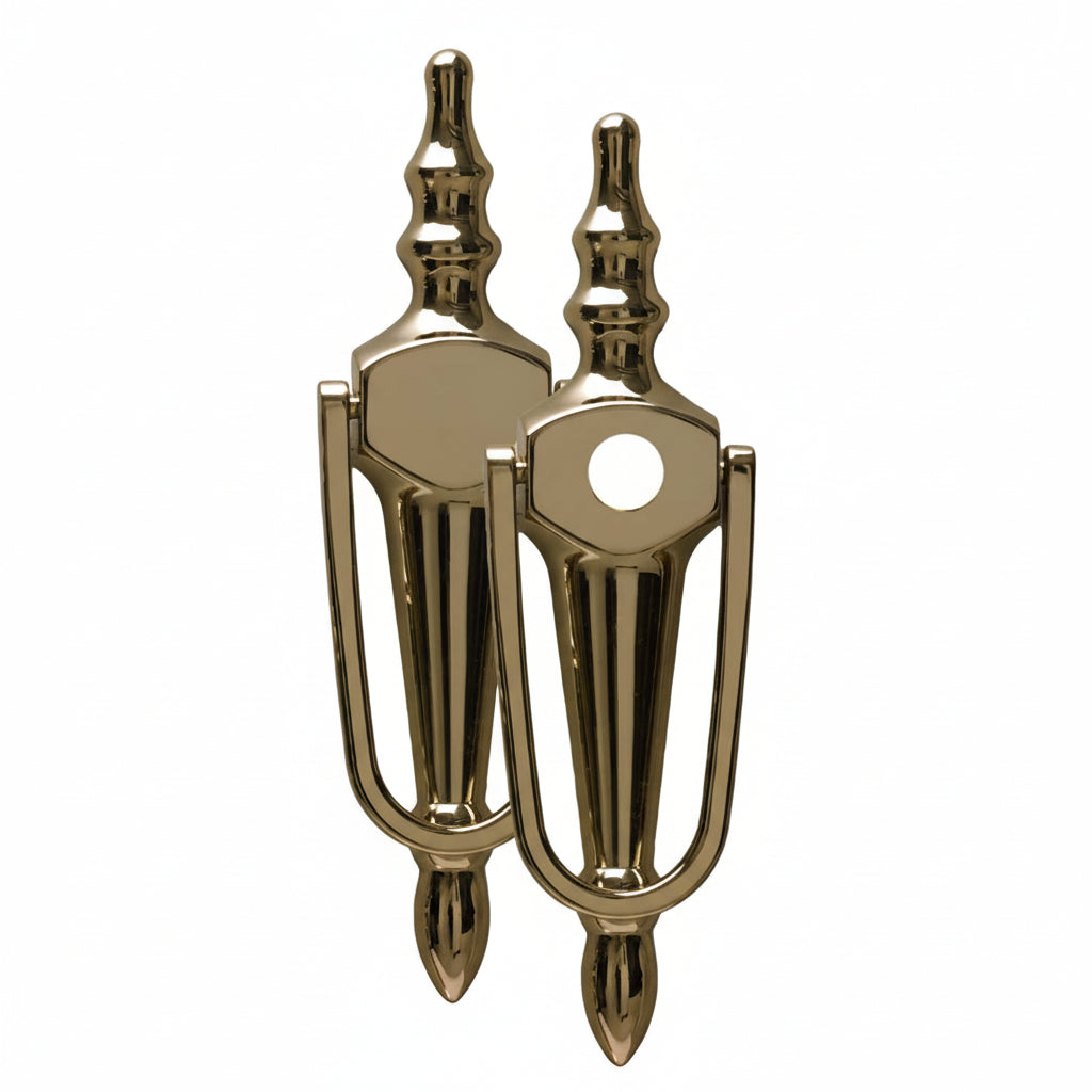 Fab&Fix Victorian Hardex Gold Slim Urn uPVC Door Knocker 200x55mm