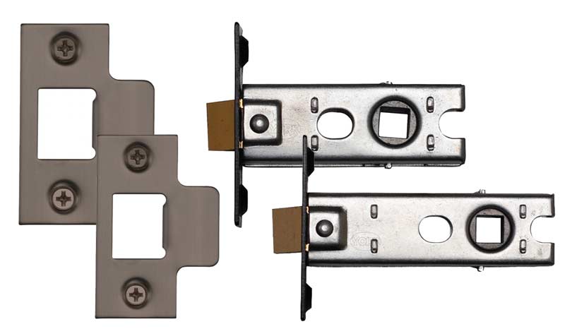 York Tubular Mortice Latch Matt Bronze