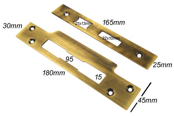 Spare Sashlock Strike Plate and Forend