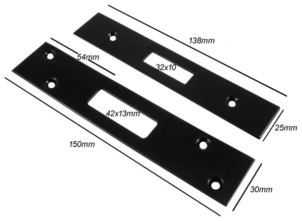 Spare Deadlock Strike Plate and Forend